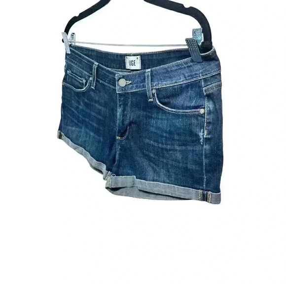 Paige Shorts Womens 28 Blue Medium Jenner Wash Jimmy Jimmy Denim Zip Fly - Picture 2 of 7
